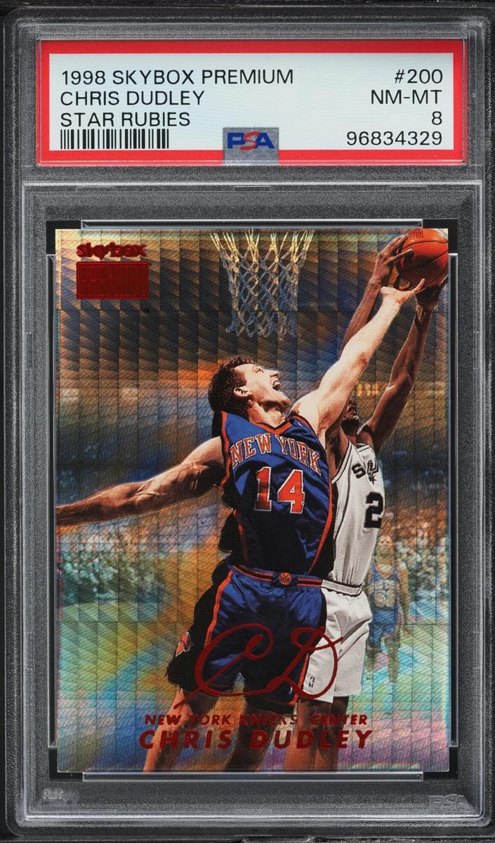 Chris Dudley 1998 fleer SkyBox Premium