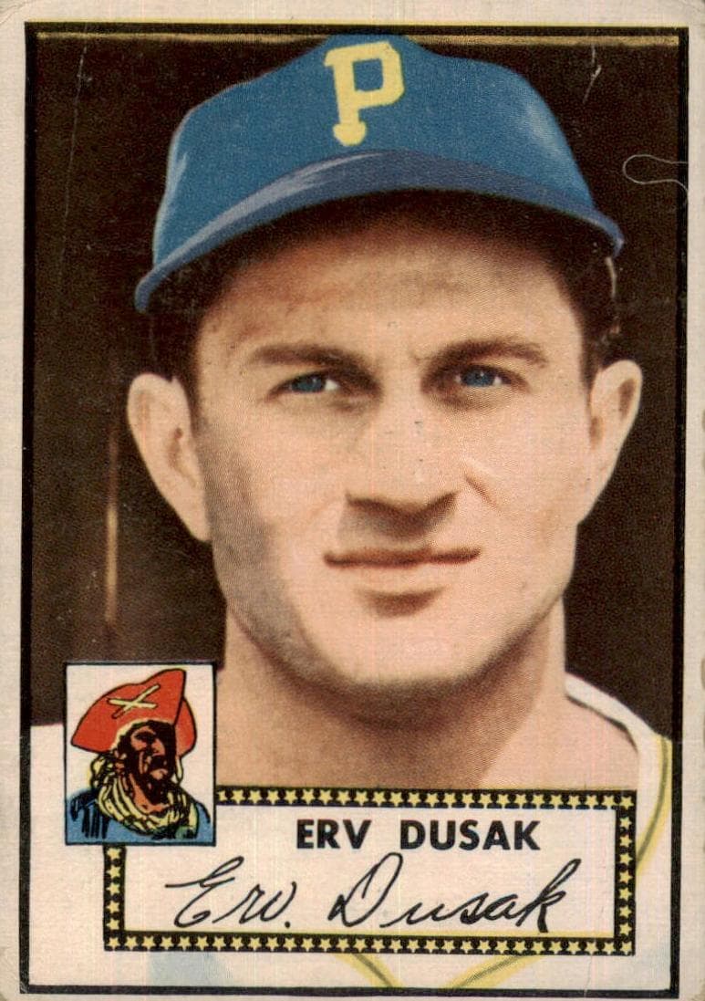 Erv Dusak 1952 topps Topps