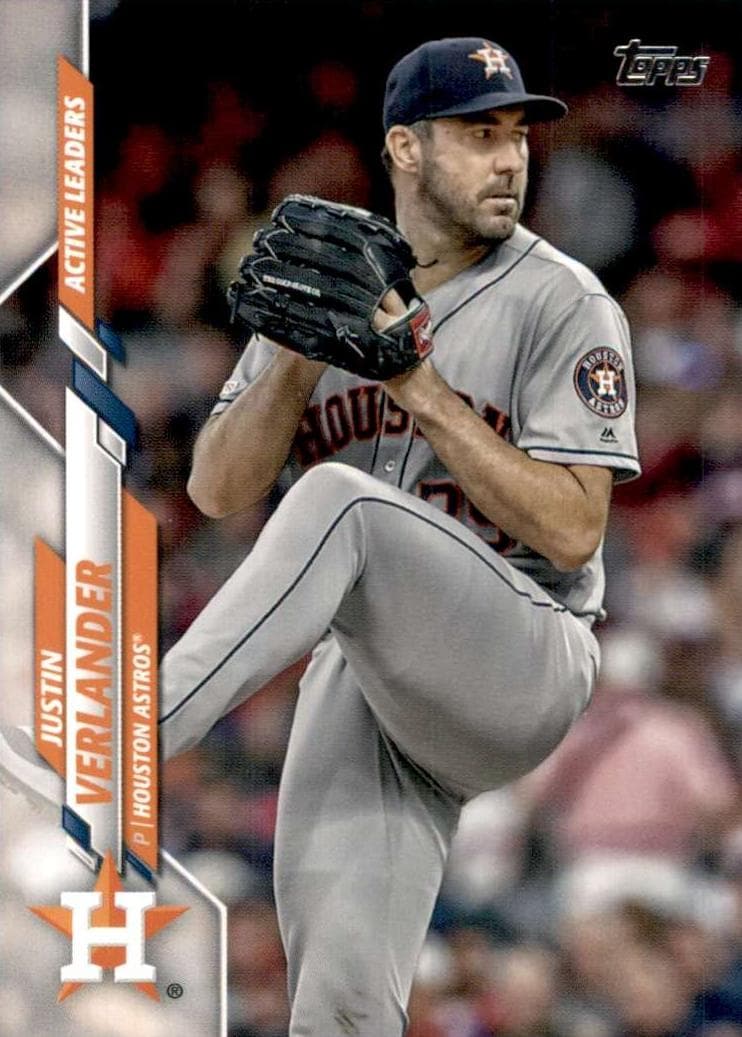 Justin Verlander 2020 topps Topps Update