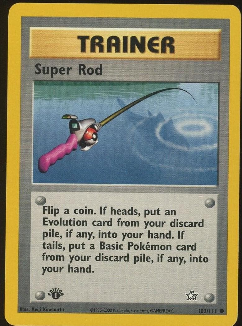 Super Rod trading card