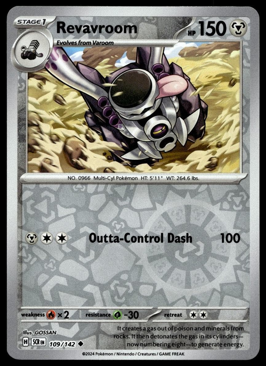 Revavroom trading card