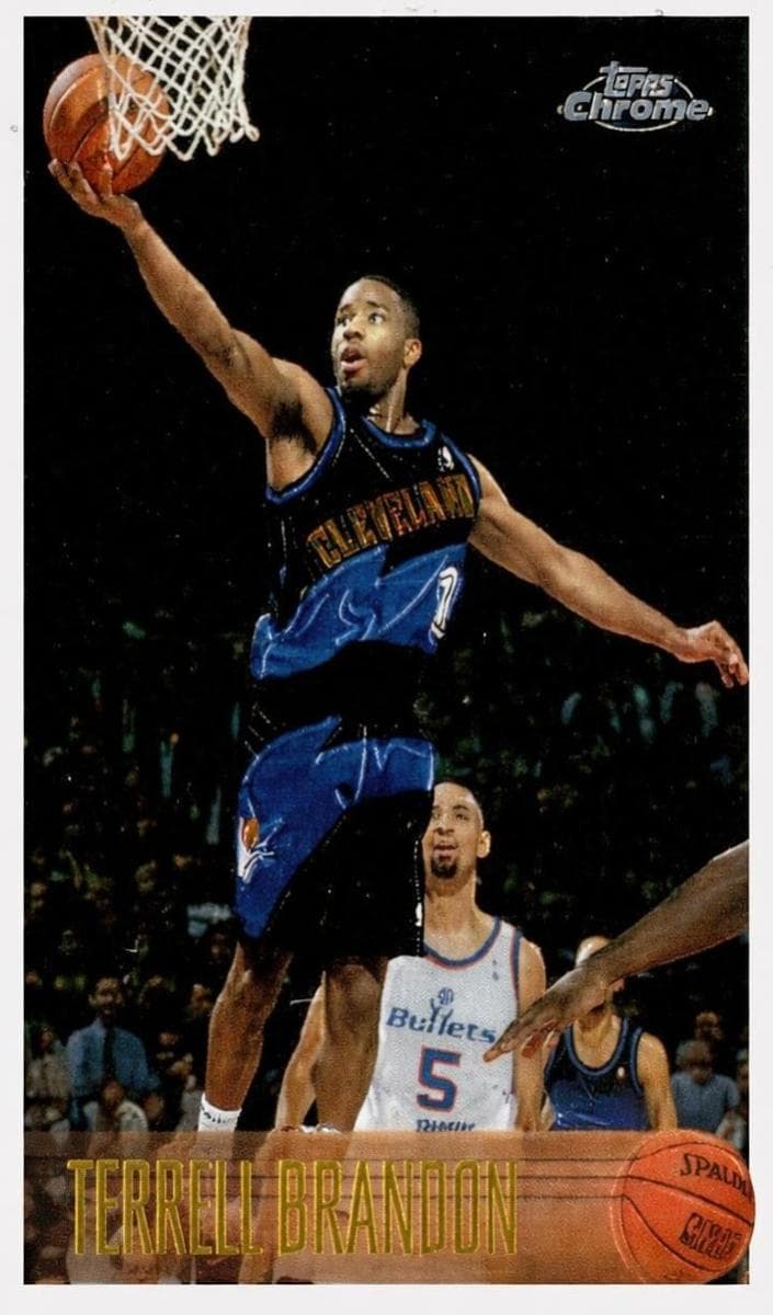 Terrell Brandon 1996 topps Chrome