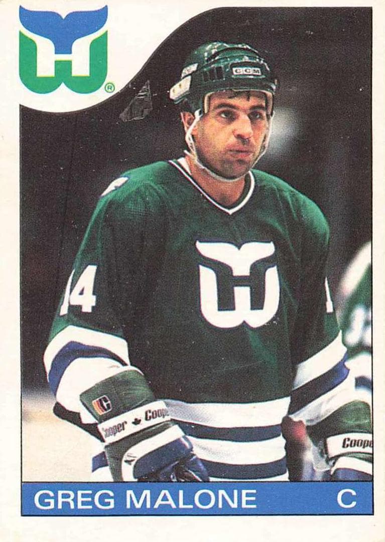 Greg Malone trading card