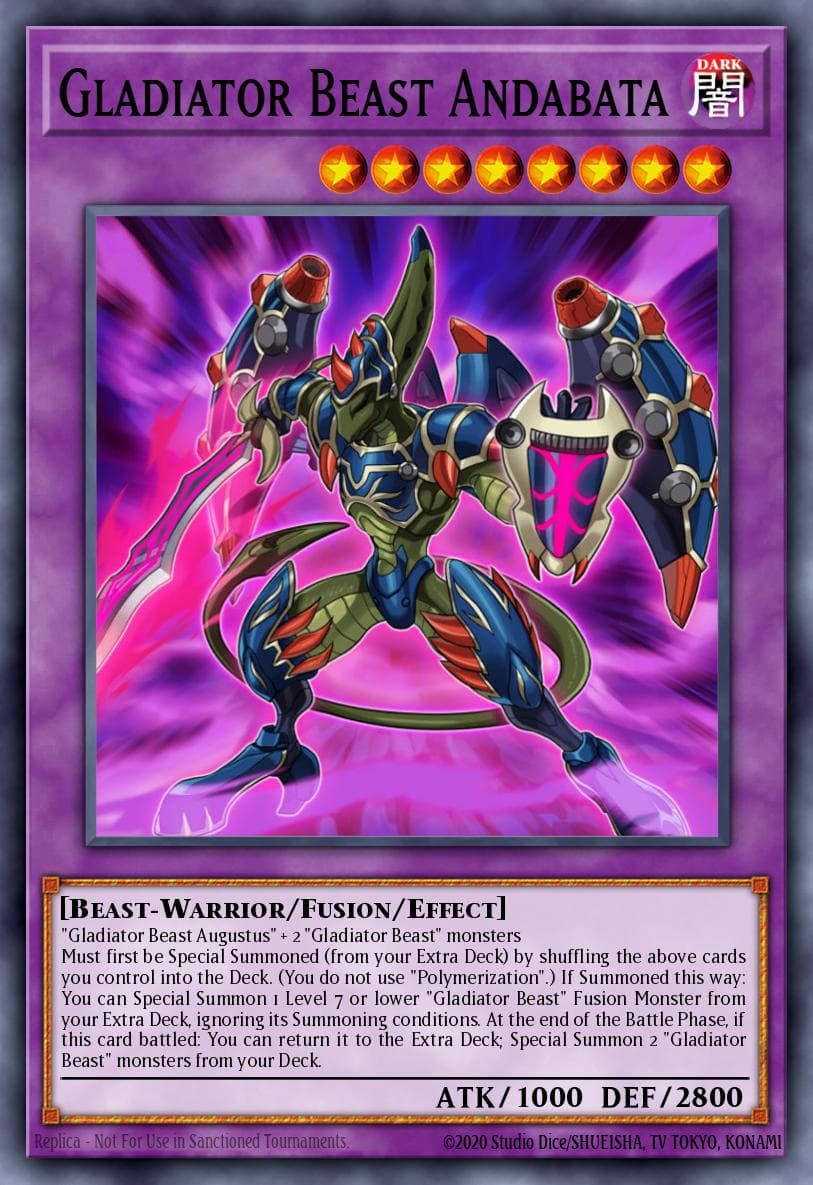 Gladiator Beast Andabata 2017 Yu-Gi-Oh! Battles of Legend: Light's Revenge