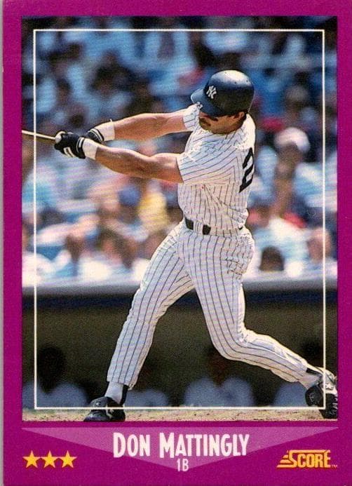 Don Mattingly 1988 panini