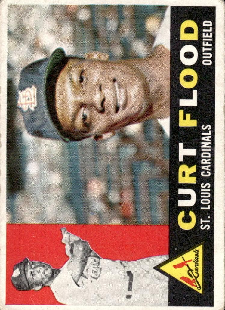Curt Flood 1960 topps Topps