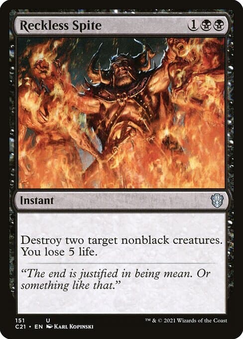 Reckless Spite 2014 Magic: The Gathering Conspiracy