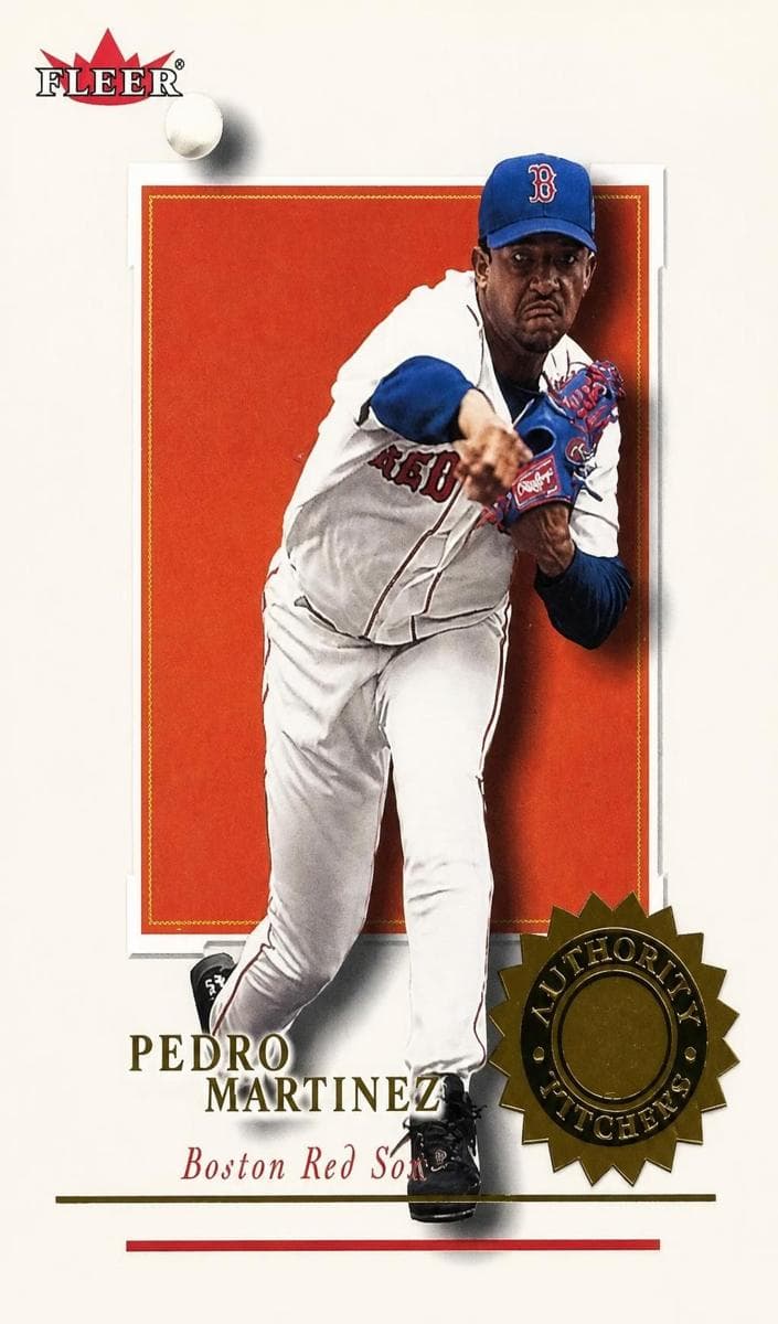 Pedro Martinez 2001 fleer Fleer Authority