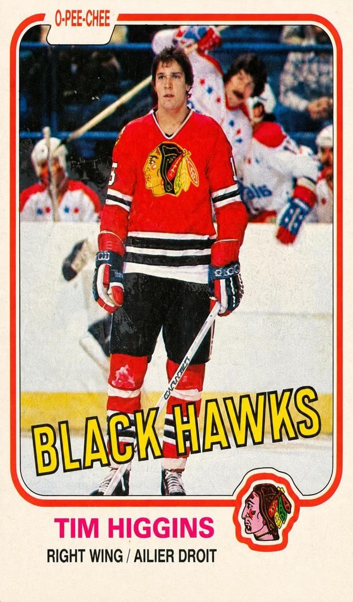 Tim Higgins 1981 topps O-Pee-Chee