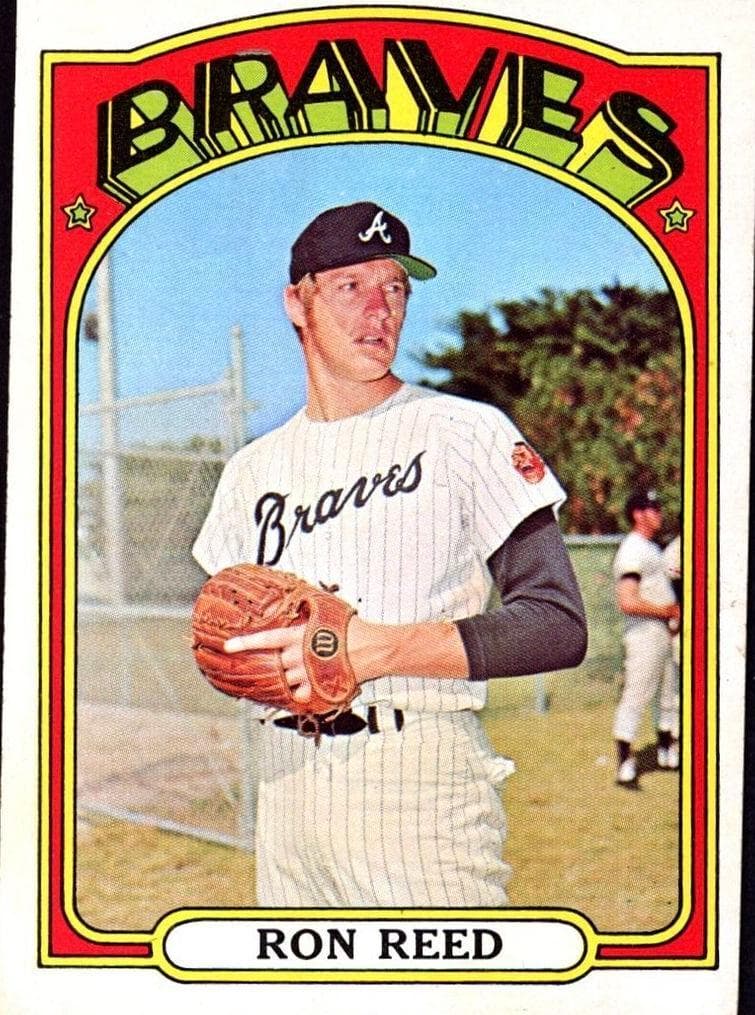 Ron Reed 1972 topps