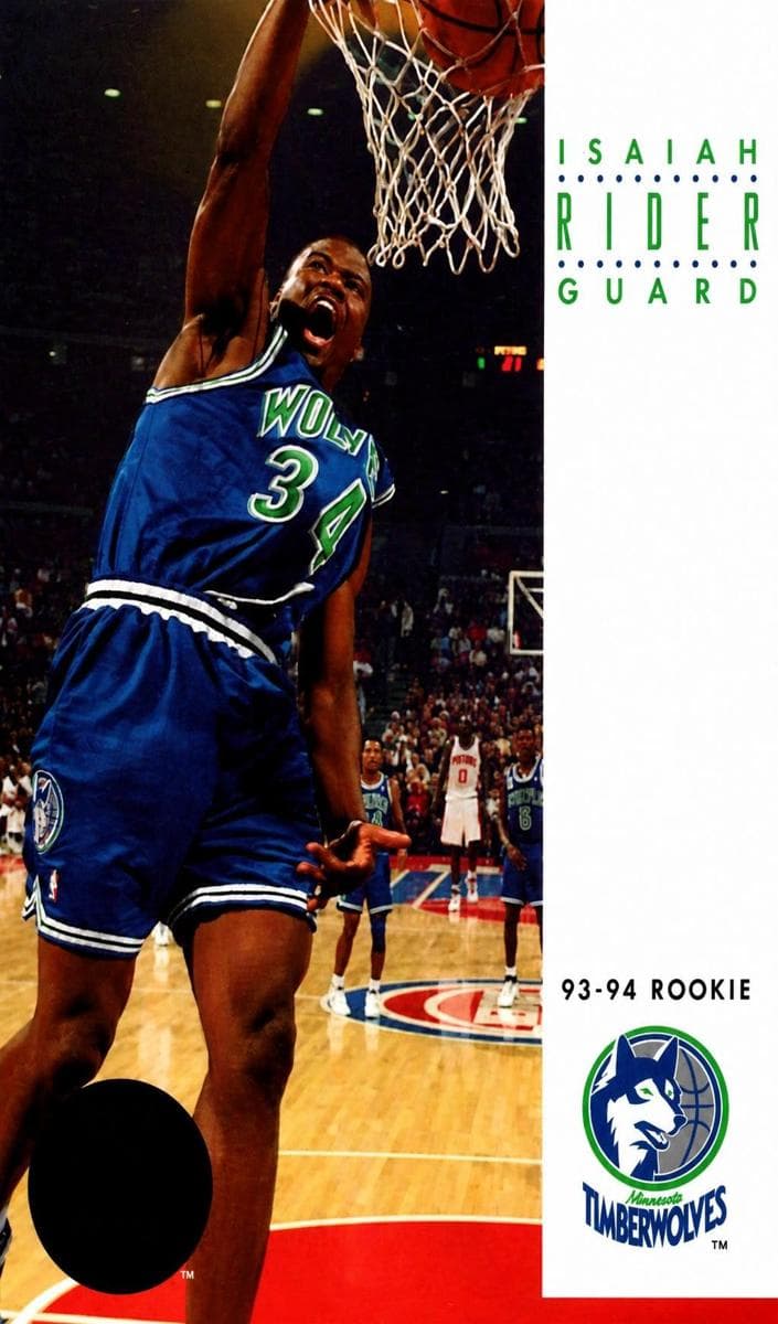 Isaiah Rider 1993 fleer