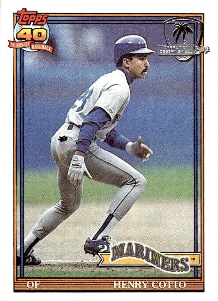 Henry Cotto 1991 topps Topps