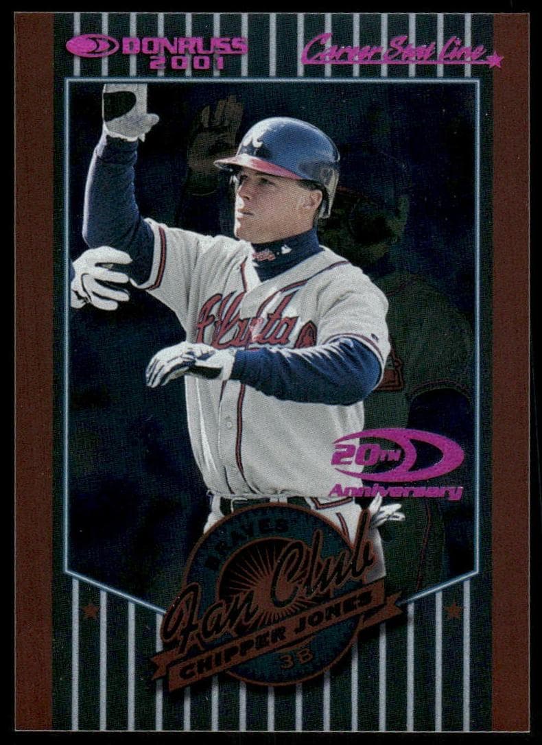 Chipper Jones 2001 panini Donruss
