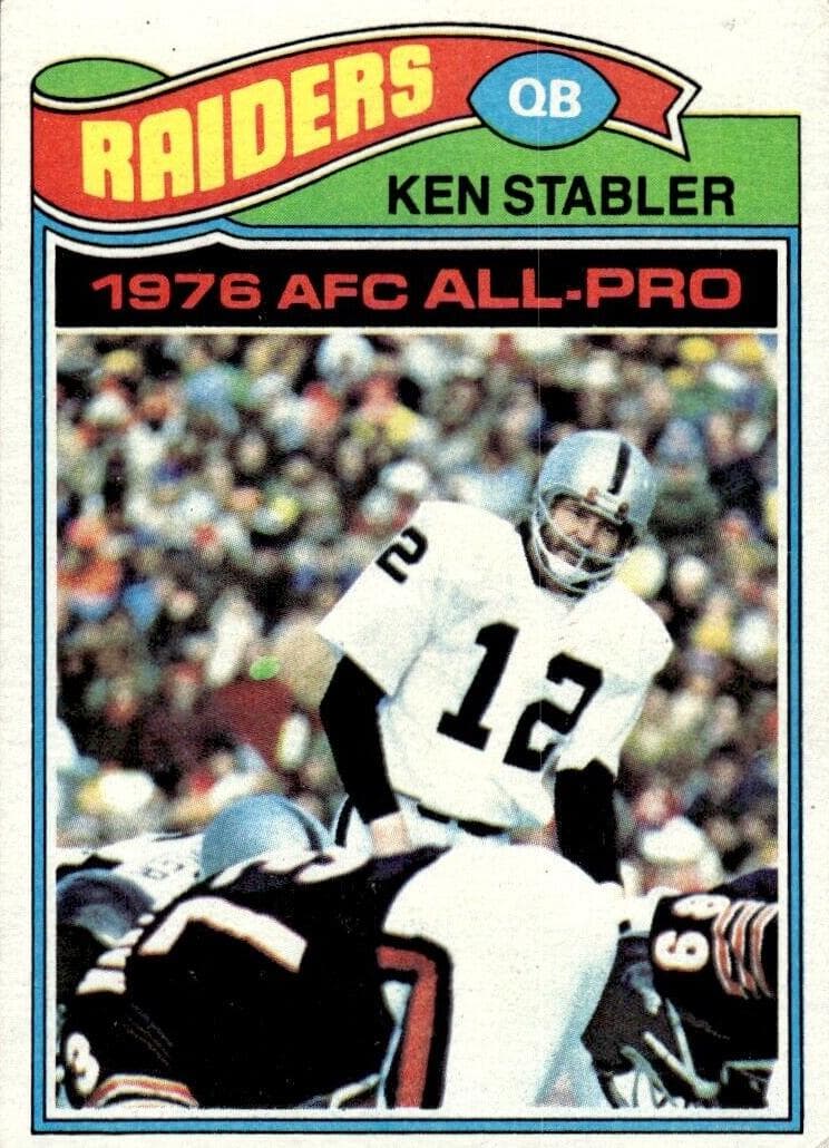 Ken Stabler 1977 topps Topps