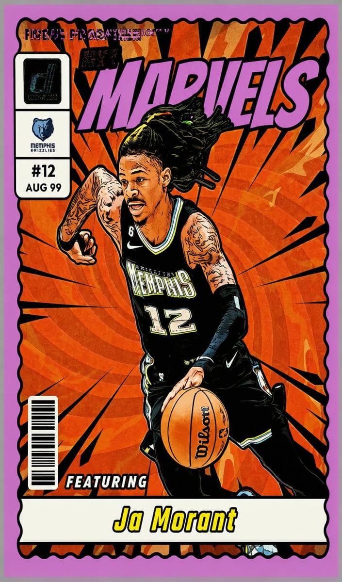 Ja Morant 2023 panini Donruss
