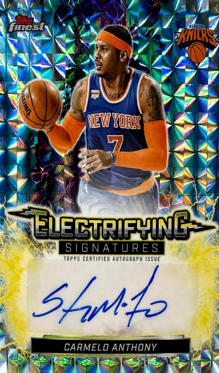 Carmelo Anthony trading card