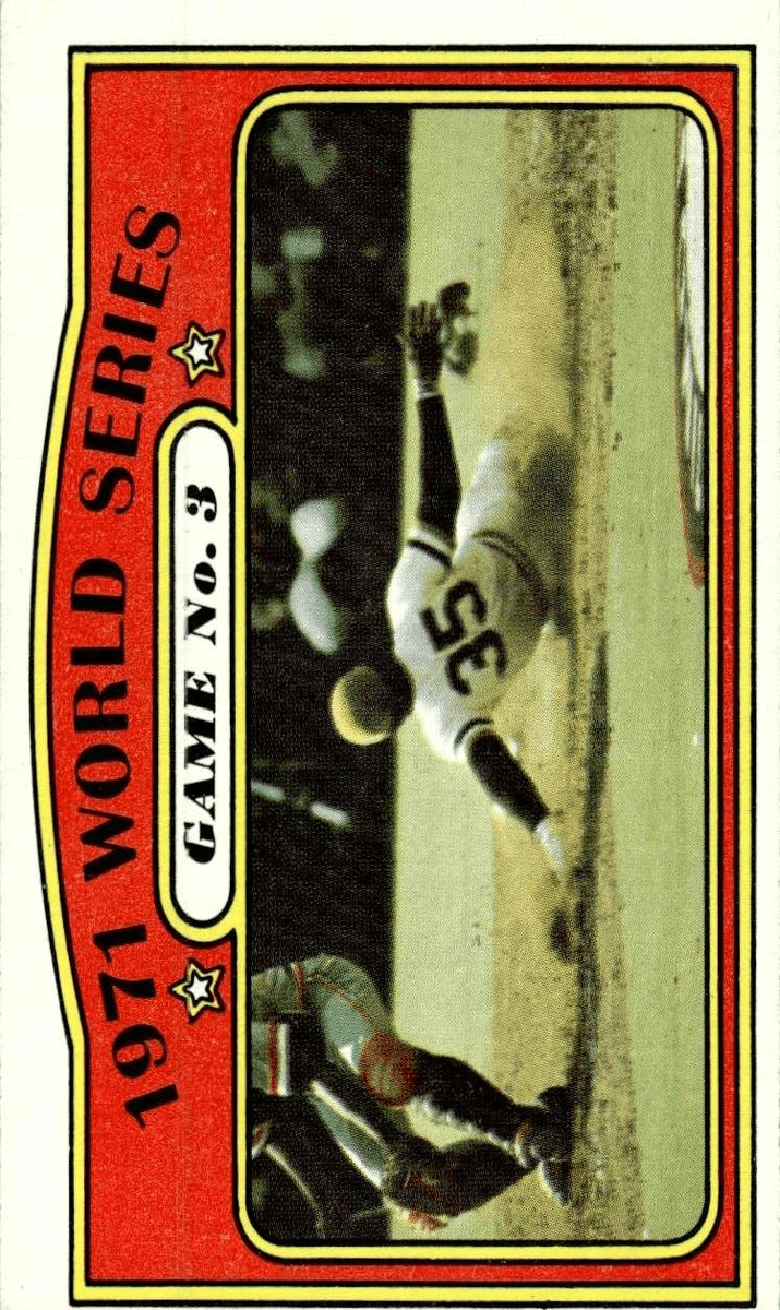 1971 World Series Game No. 3 #225