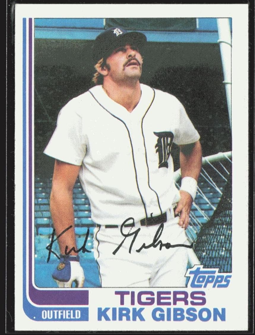 Kirk Gibson 1982 topps Topps