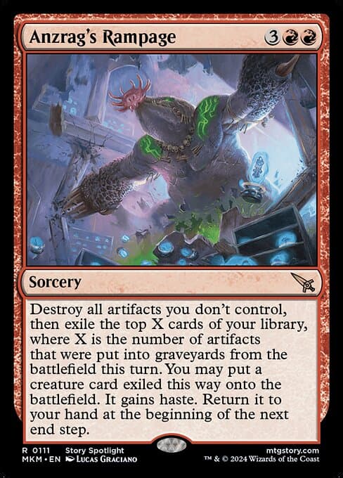 Anzrag's Rampage 2024 Magic: The Gathering Murders at Karlov Manor