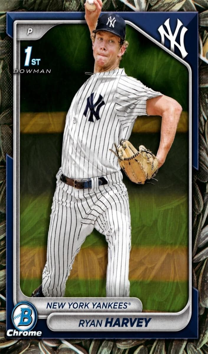 Ryan Harvey trading card