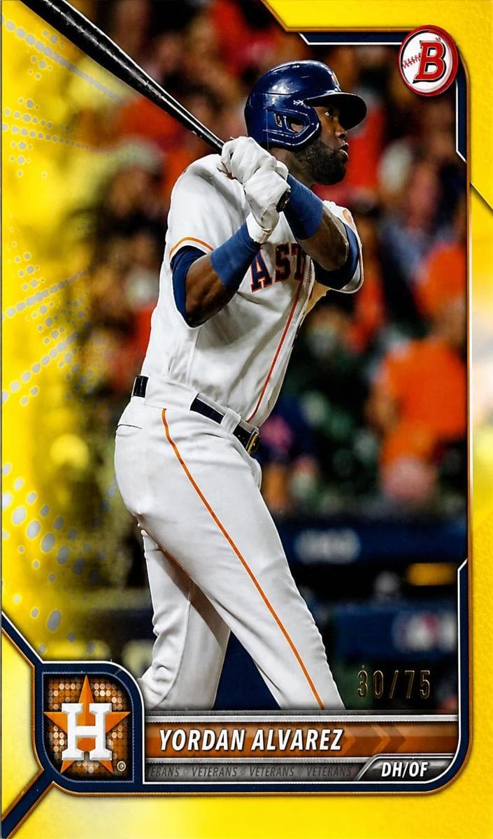 Yordan Alvarez 2022 bowman Bowman