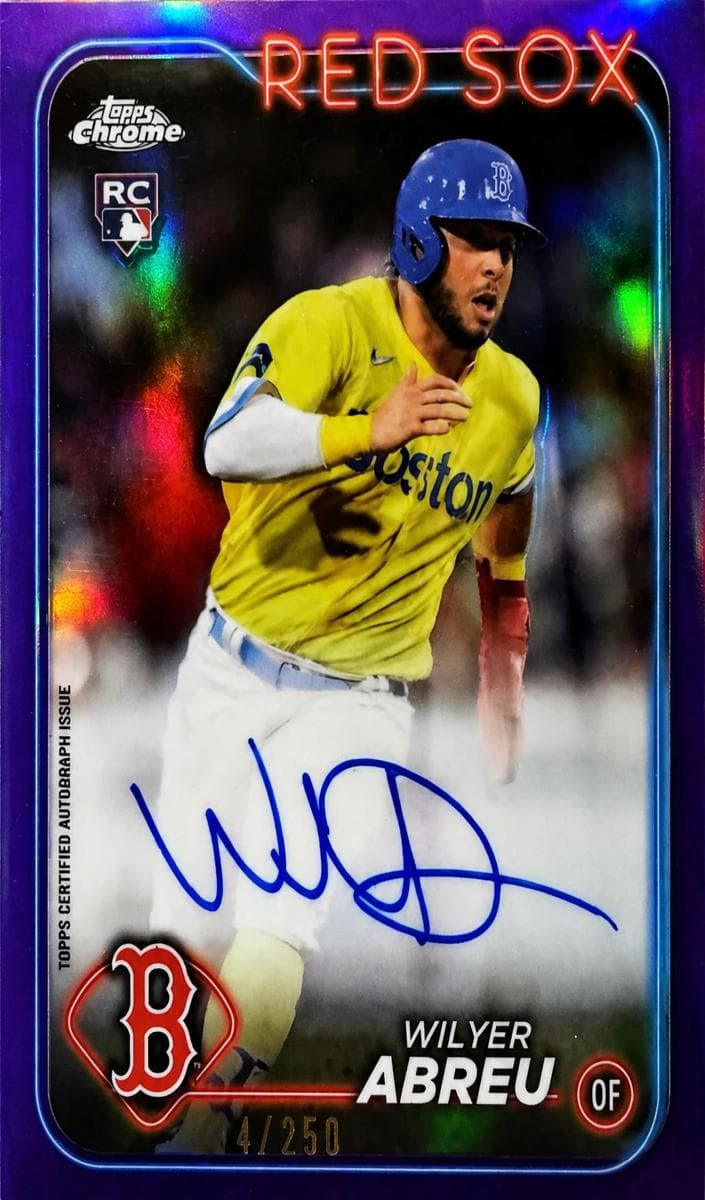 Wilyer Abreu trading card