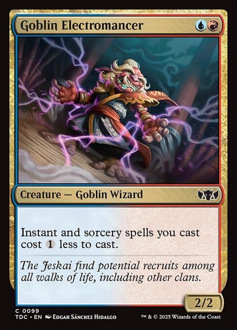 Goblin Electromancer 2017 Magic: The Gathering Duel Deck: Mind vs. Might