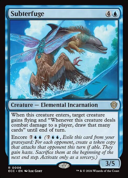 Subterfuge 2026 Magic: The Gathering Lorwyn Eclipsed Commander
