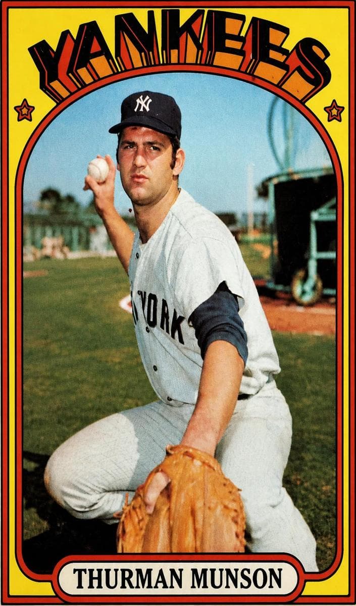 Thurman Munson 1972 topps O-Pee-Chee