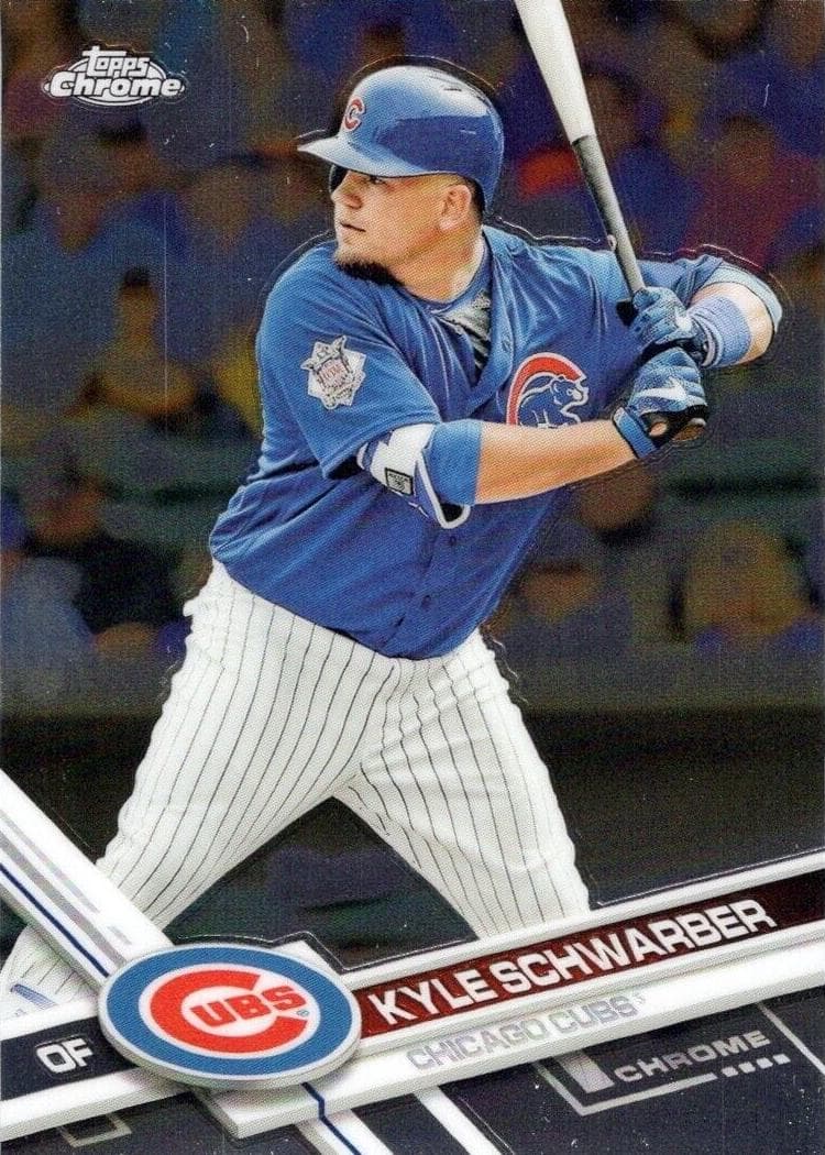Kyle Schwarber 2017 topps Topps Chrome