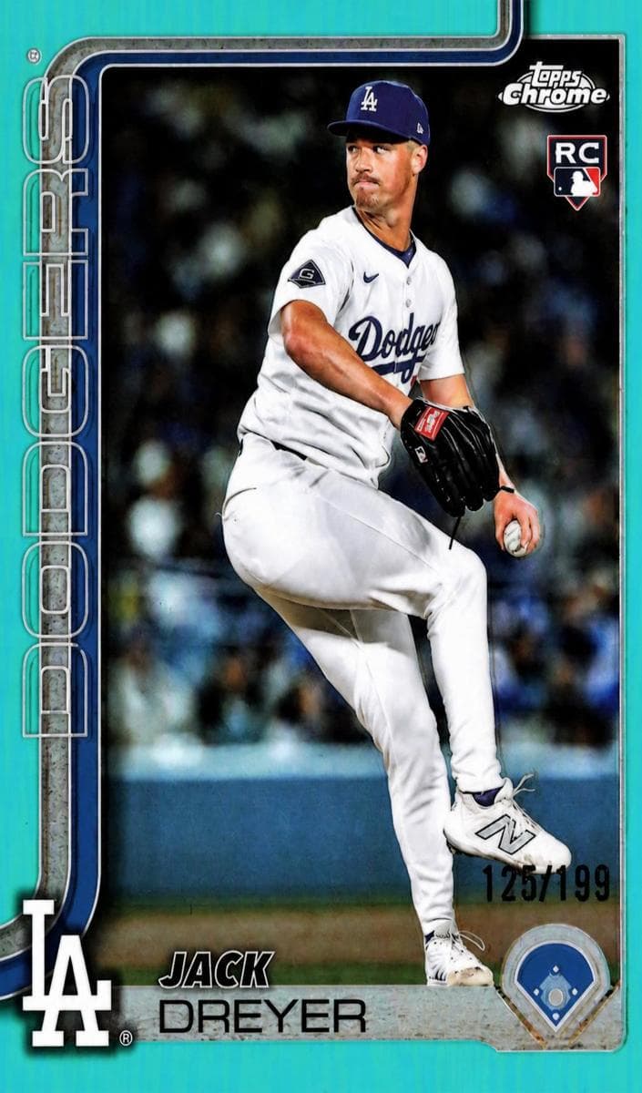 Jack Dreyer 2025 topps Topps Chrome Update