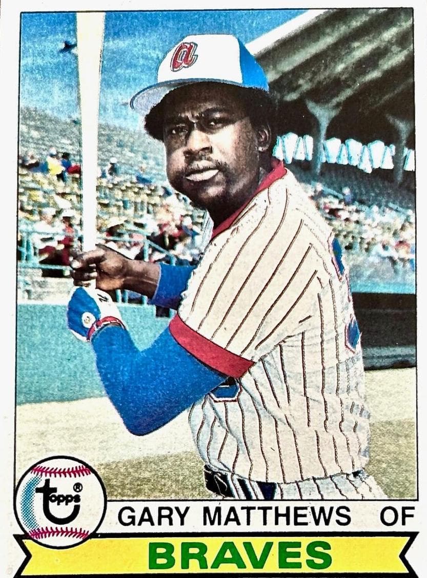 Gary Matthews 1979 topps Topps