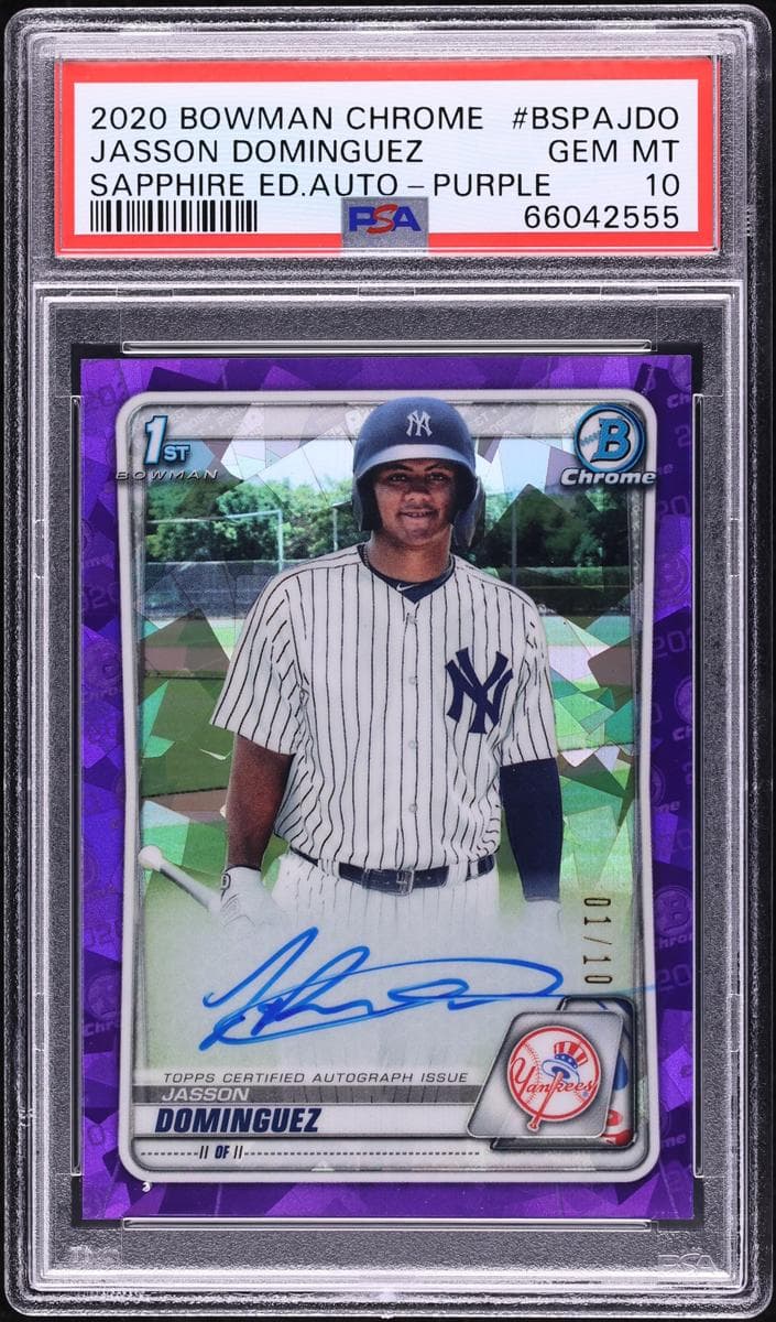 Jasson Dominguez 2020 bowman