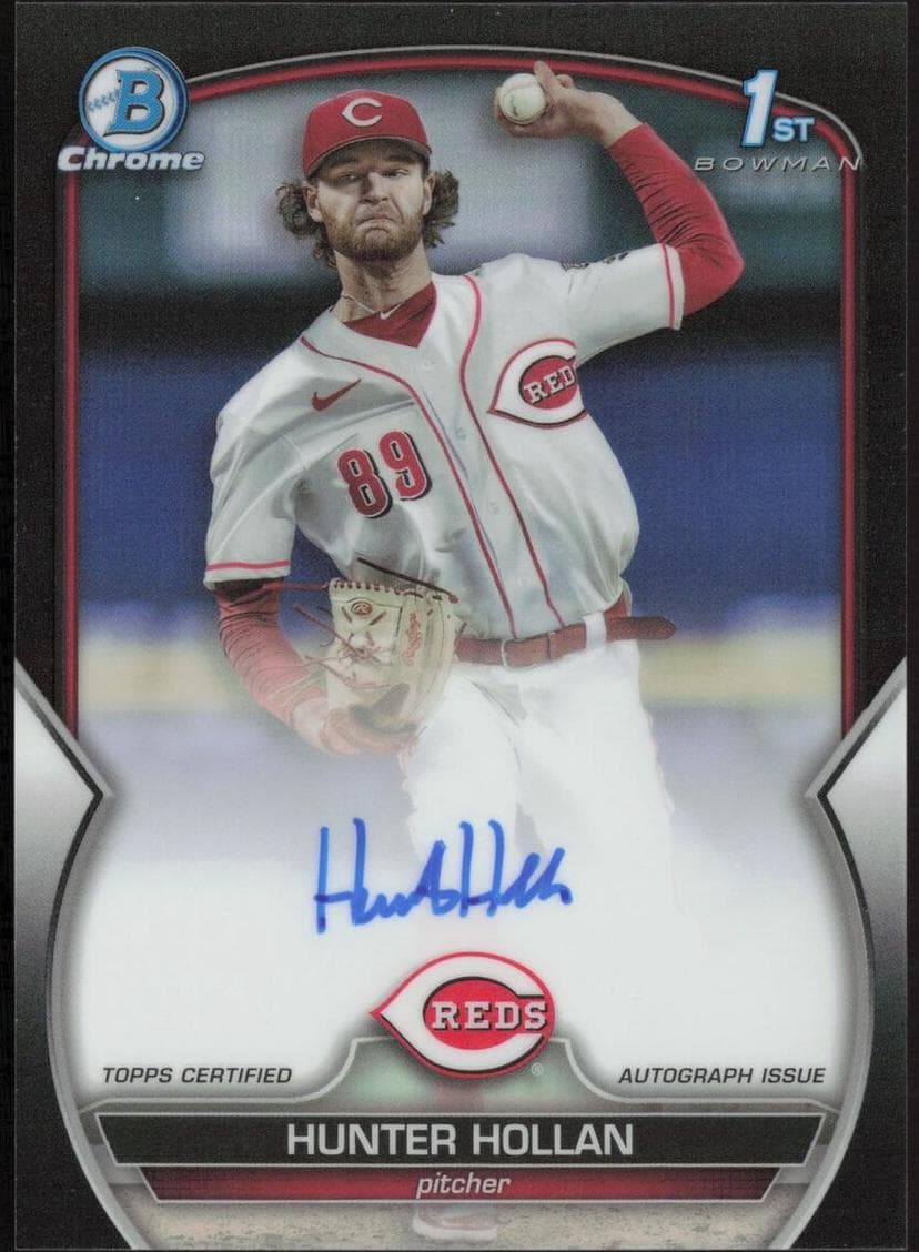 Hunter Hollan trading card