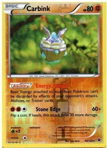 Carbink trading card