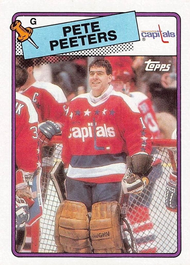Pete Peeters 1988 topps Topps