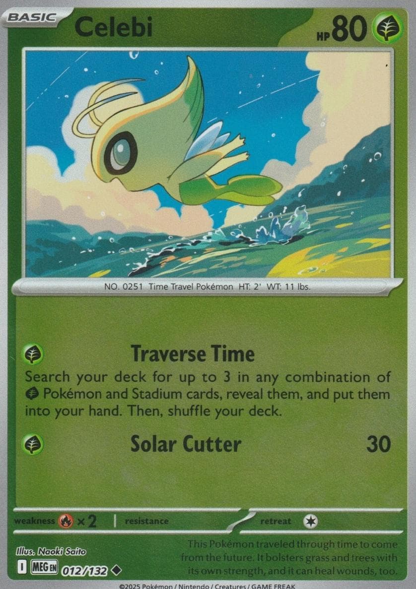 Celebi trading card