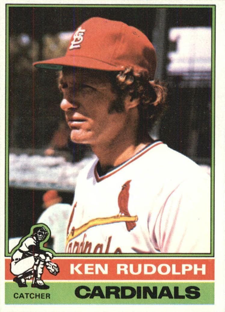 Ken Rudolph 1976 topps Topps