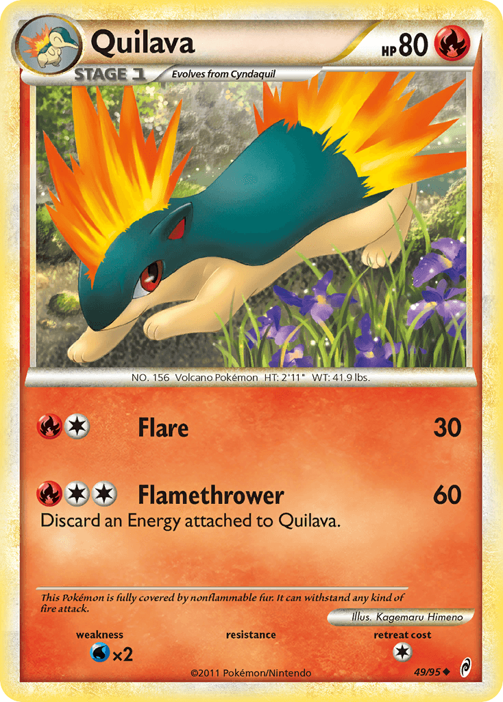 Quilava 2011 Pokemon Call of Legends