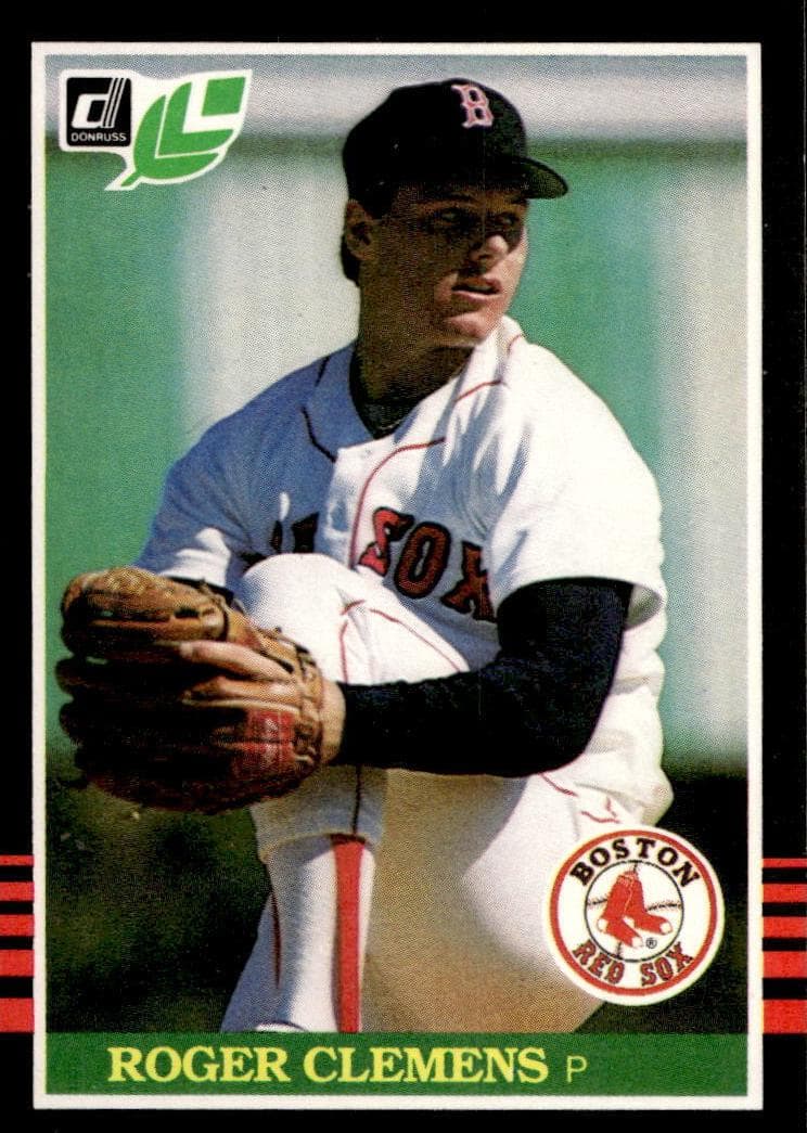 Roger Clemens 1985 Leaf rookie card