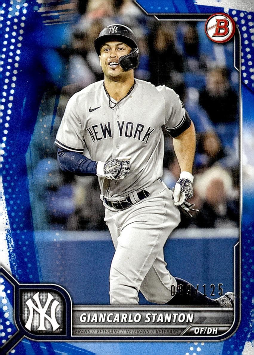 Giancarlo Stanton 2022 bowman Bowman