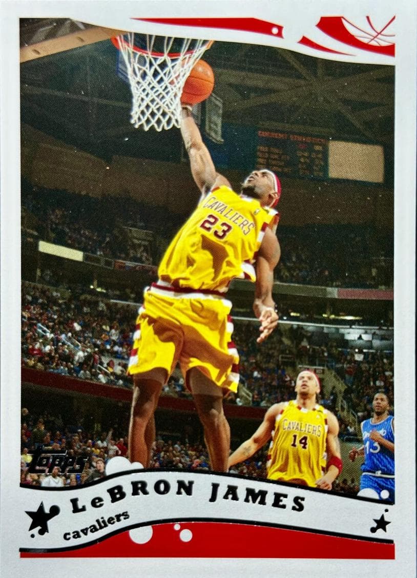 LeBron James 2005 topps