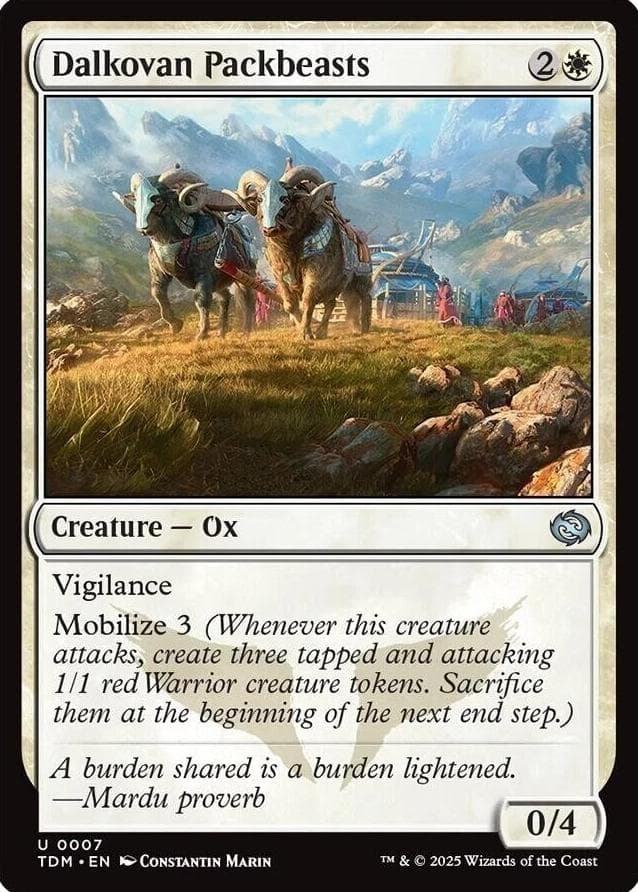 Dalkovan Packbeasts #7