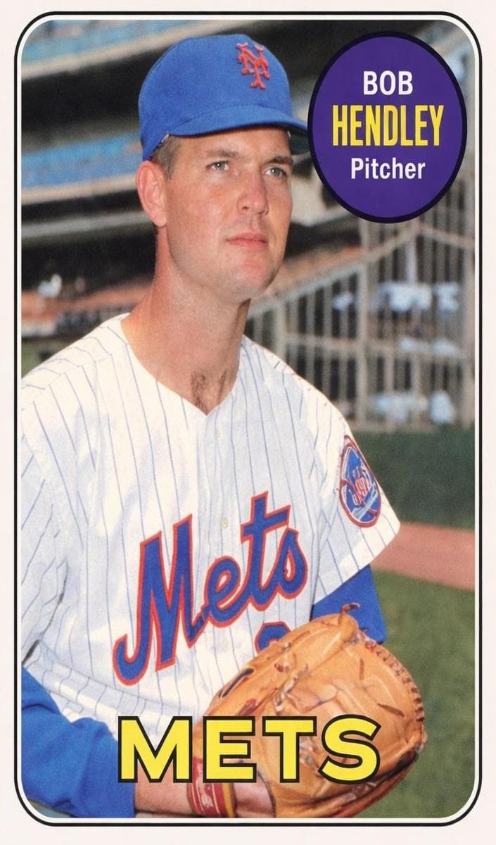 Bob Hendley 1969 topps O-Pee-Chee
