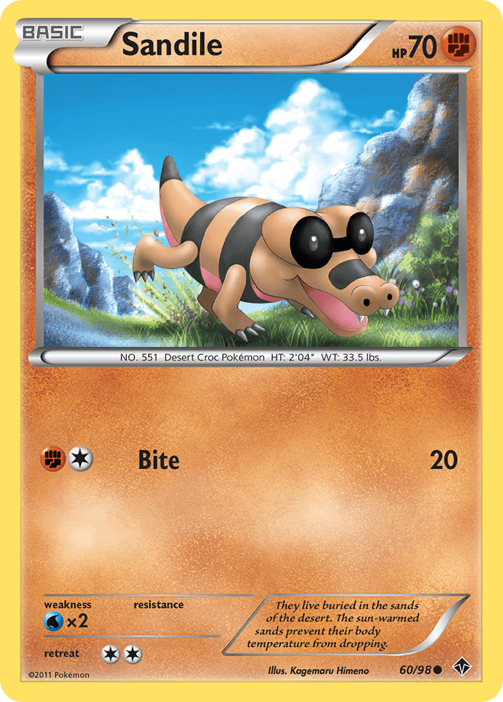 Sandile 2011 Pokemon