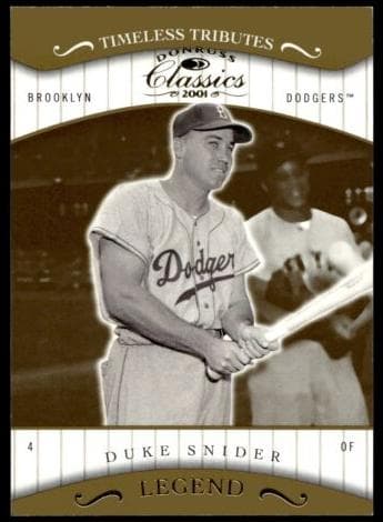 Duke Snider 2001 panini Donruss Classics
