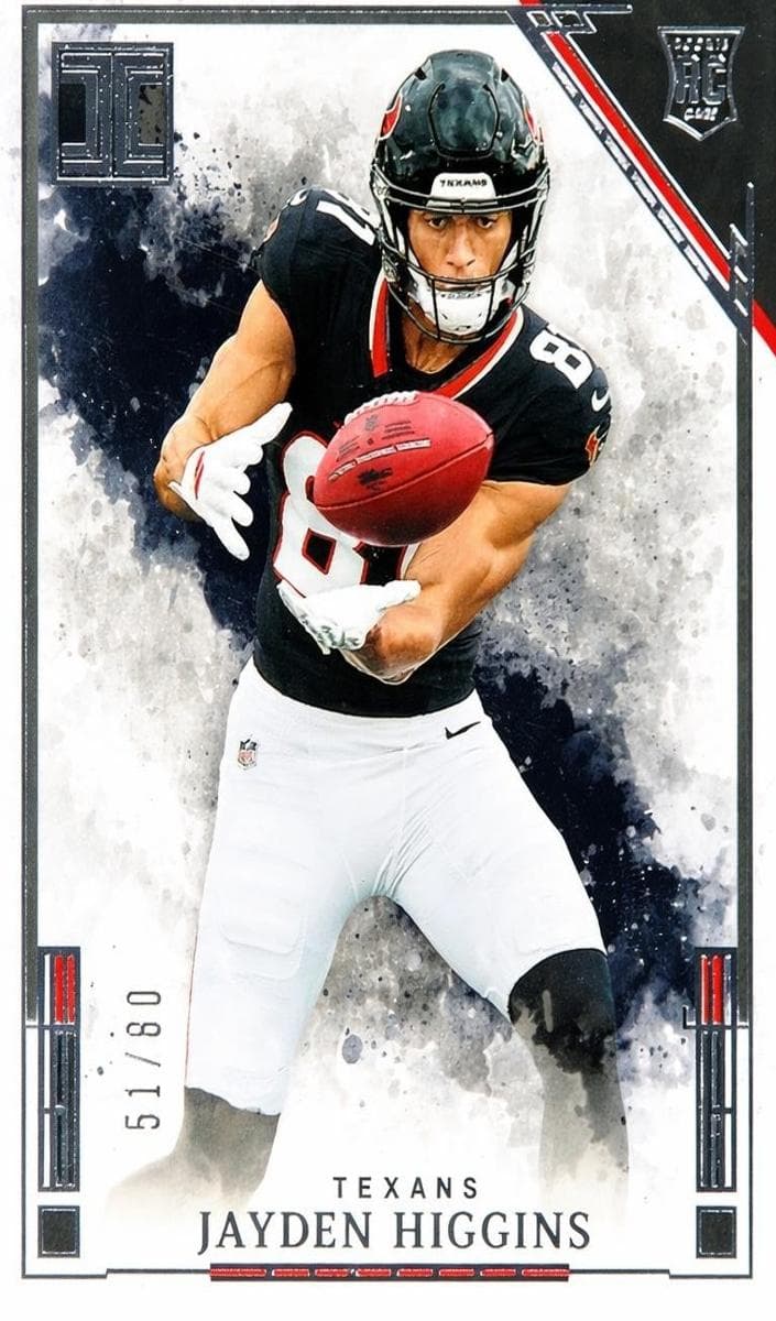 Jayden Higgins trading card