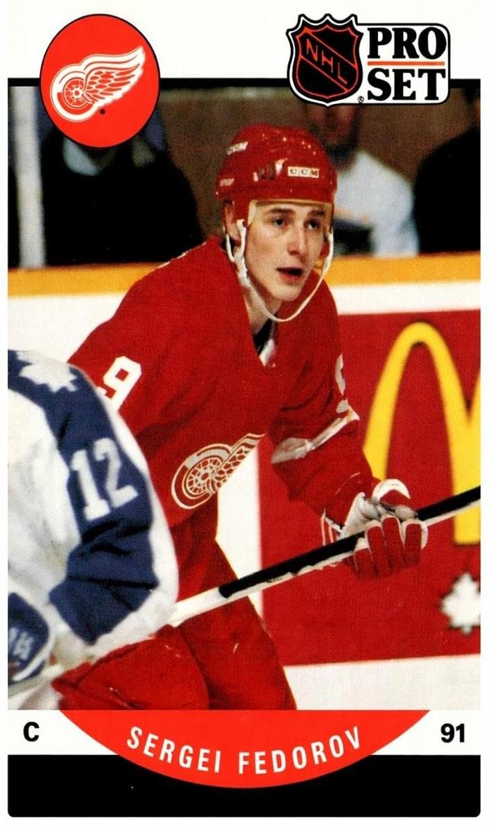 Sergei Fedorov 1990 unknown Pro Set