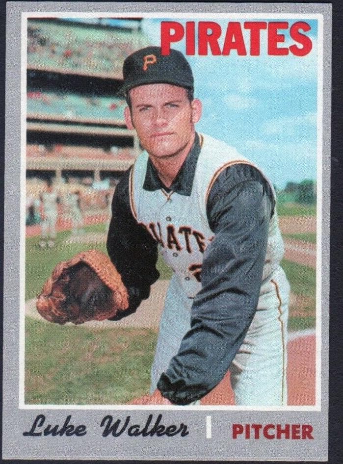 Luke Walker 1970 topps Topps