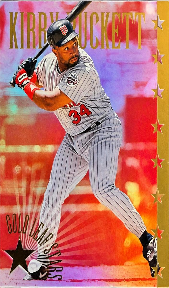 Kirby Puckett 1995 leaf Leaf